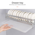 304 Stainless Steel Wall-mounted Kitchen Rack Hanging Knife Holder Double Cage Chopsticks Canister