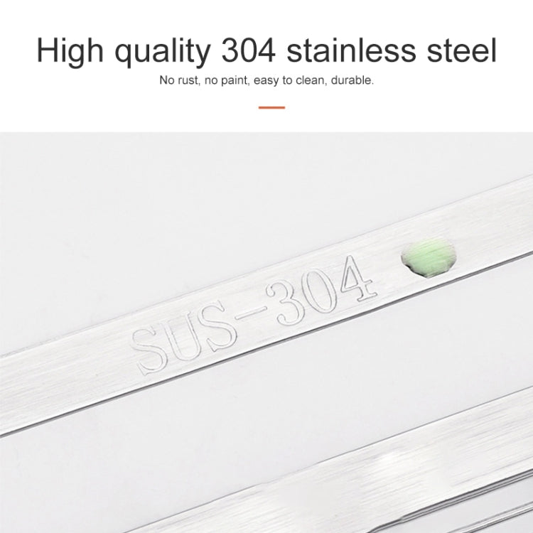 304 Stainless Steel Wall-mounted Kitchen Rack Hanging Seasoning Holder