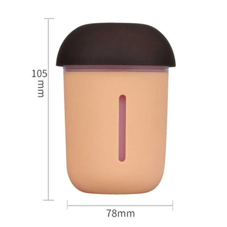 3 in 1 Multi-function USB Charge Mushroom Shape Electric Aroma Essential Ultrasonic Aromatherapy Cool Mist Humidifier with Extended USB Port