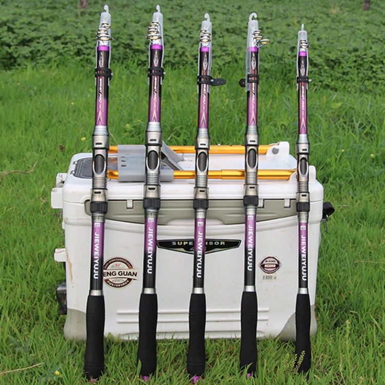 2.1m Carbon Pole  Travel Portable Fishing Pole,Random Color Delivery