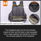 MANNER Outdoor Multifunctional Fishing Life Vest Swimming Life Jacket