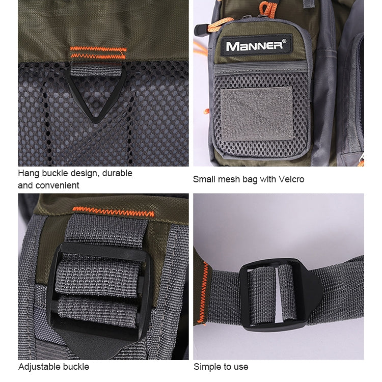 MANNER Outdoor Multifunctional Fishing Life Vest Swimming Life Jacket