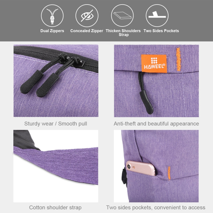 HAWEEL 10L Backpack Colorful Unisex Leisure Sports Chest Pack Travel Bags, Support Anti-theft / Waterproof Function