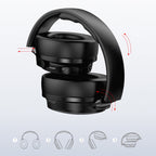awei A780BL Bluetooth 5.0 Foldable Bass Wireless Bluetooth Headphone with 3.5mm Aux Jack