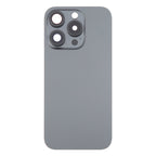 For iPhone 16 Pro Max Glass Original Battery Back Cover with Camera Lens Cover