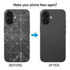 For iPhone 16 Battery Back Cover with Camera Lens Cover