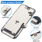 For iPhone 16 HD+ incell LCD Screen with Digitizer Full Assembly