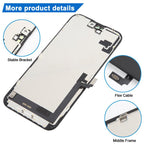 For iPhone 16 Plus HD+ incell Screen with Digitizer Full Assembly