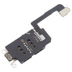 For iPhone 16 Single SIM Card Holder Socket with Flex Cable