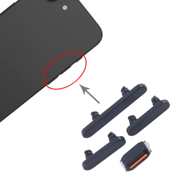 For iPhone 16e Power Button and Volume Control Button