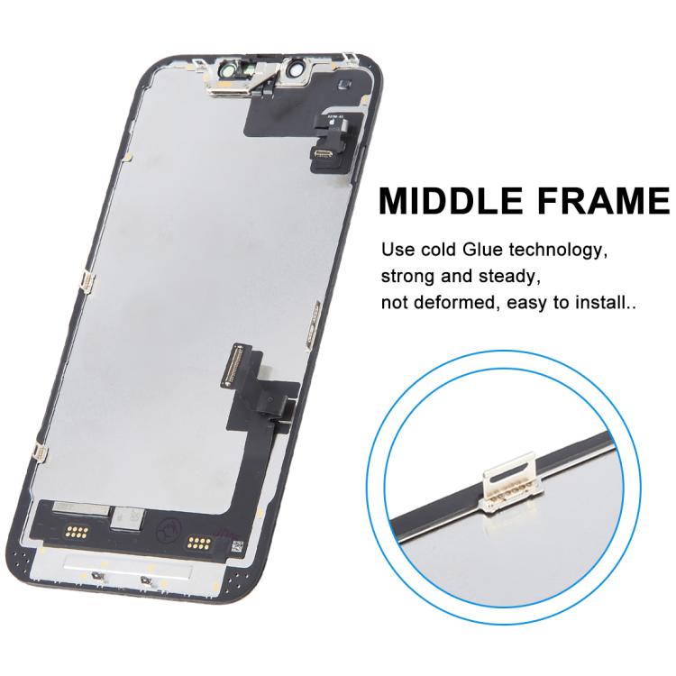 For iPhone 16e Original LCD Screen With Digitizer Full Assembly