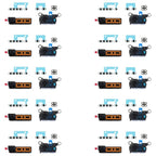 For iPhone 16 Pro Max 6 in 1 Speaker Dustproof Mesh Set