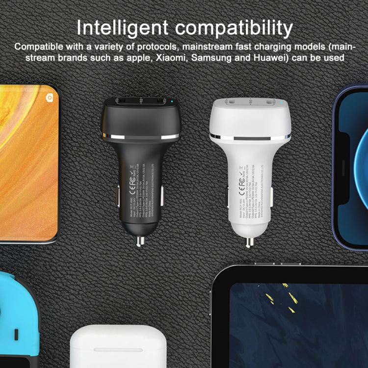 ACC-580 Dual Ports PD 60W Fast Charging Car Charger