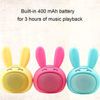 awei Y700 Mini Portable Rabbit Wireless Bluetooth Speaker, Built-in Mic, Support AUX / Hand Free Call