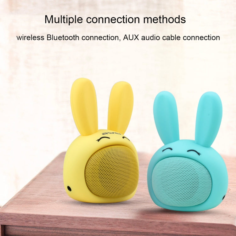 awei Y700 Mini Portable Rabbit Wireless Bluetooth Speaker, Built-in Mic, Support AUX / Hand Free Call