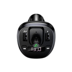 USAMS US-CC115 C21 Dual USB 3.4A Digital Display Wireless FM Car Charger