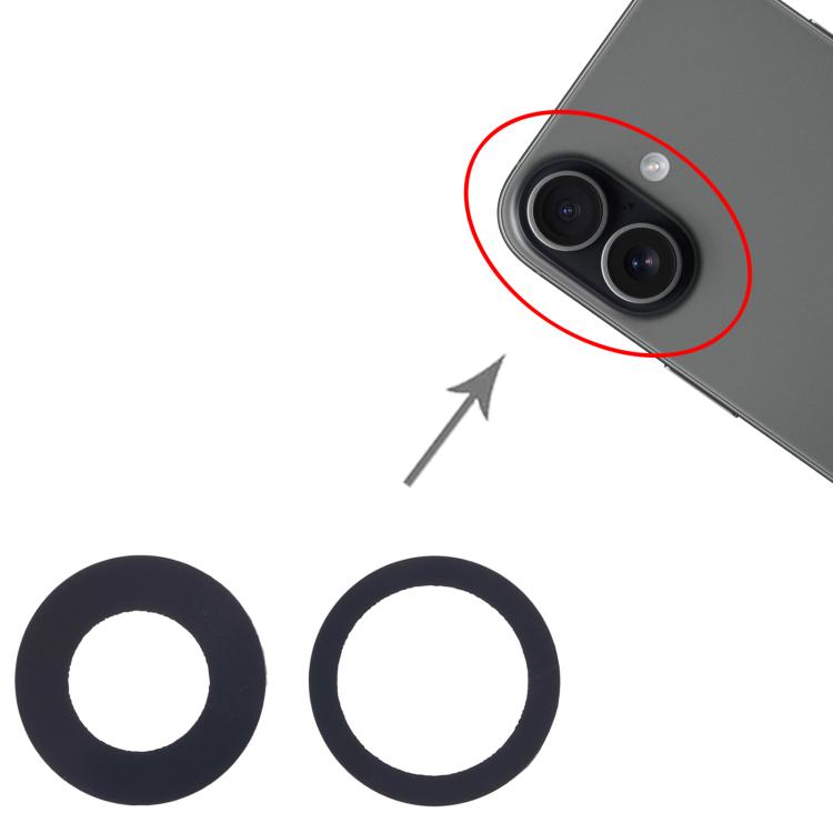 For iPhone 17 Back Camera Lens Set