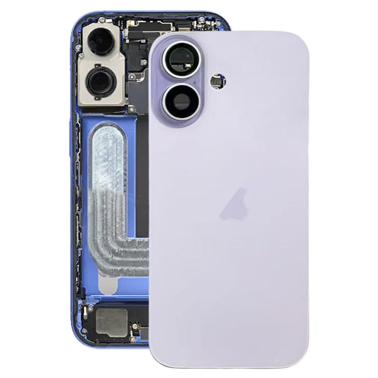 For iPhone 17 Original Glass Battery Back Cover with Camera Lens Cover