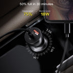 awei C-822 18W PD 8 Pin + 18W QC 3.0 USB Interface Car Charger