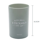 13 in 1 Silicone Wood Handle Heat-resistant Cooking Cutlery Sets Kitchen Tools with Large Container