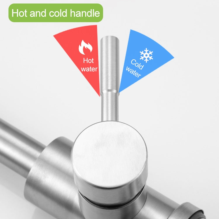 304 Stainless Steel Rotatable Faucet Sinks Cold And Hot Water Tap