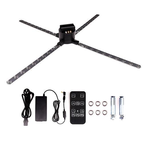 Dsee-65H Holographic Intelligent Display 3D Billboard, WiFi App Control, Display Resolution: 720 x 720 Pixels, Diameter: 65cm