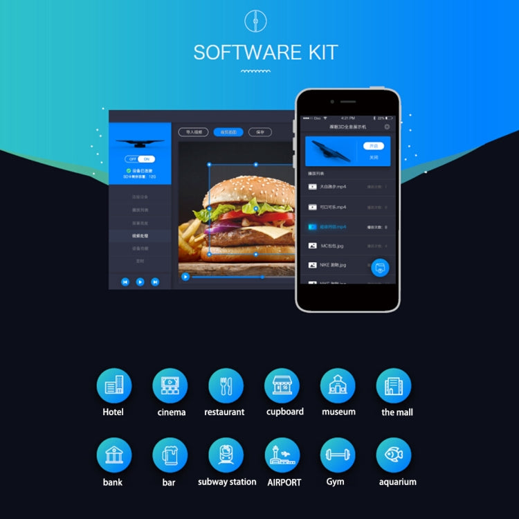 WiFi App Control, Display Resolution: 512 x 512 Pixels