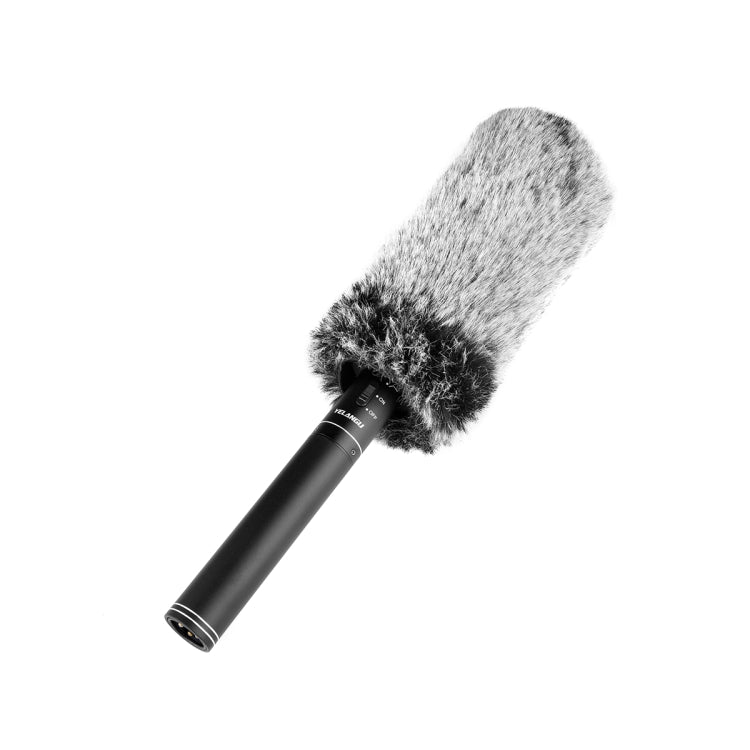 YELANGU YLG9933A MIC07 Professional Interview Condenser Video Shotgun Microphone with 6.5mm Audio Adapter & 3.5mm RXL Audio Cable