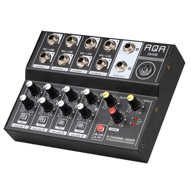 AQA 8-channel Mixer Microphone Effector