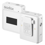 Godox MoveLink II M2 Wireless Lavalier Microphone System with 2 Transmitters and 1 Receiver for DSLR Cameras and Camcorders