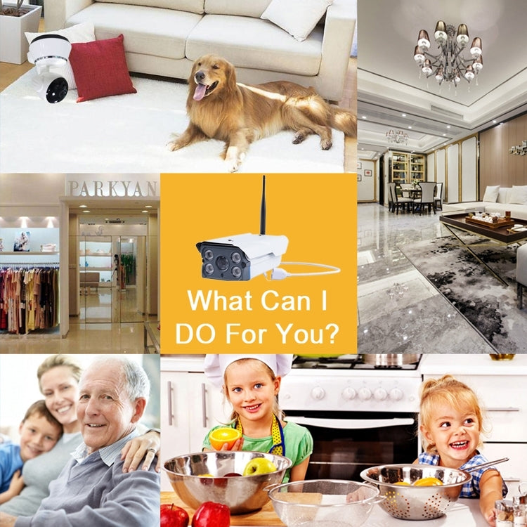 J-01100 1.0MP Smart Wireless Wifi IP Camera, Support Motion Detection & Infrared Night Vision & TF Card(64GB Max)