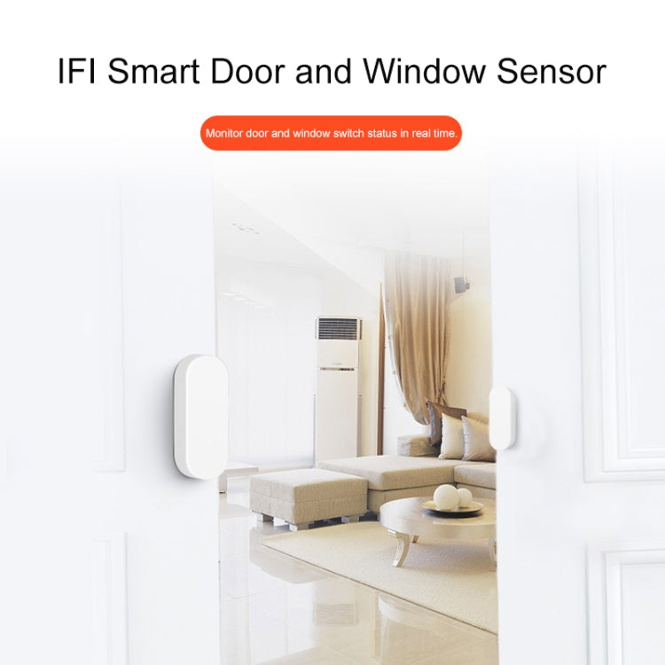 DY-MC400A WiFi Smart Linkage Home Door and Window Detector, Support Voice Control & APP Remote Control