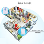 AITENG V026G Life Waterproof Battery-Free Wireless Doorbell, 1 Receiver + 1 x Transmitter, Receiver Distance: 130m, US Plug