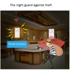 Home Security Wireless Remote Control Door Window Siren Magnetic Sensor Alarm Warning, 1 Remote Controller + 2 Magnetic Sensors