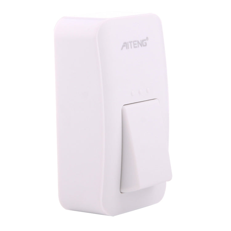AITENG V017G Life Waterproof Battery-Free Wireless Doorbell, 1 Receiver + 1 x Transmitter, Receiver Distance: 130m, US Plug