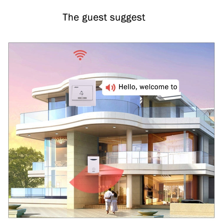 Aiton V006C Wireless Digital Music Doorbell,  Receiver Distance: 150m
