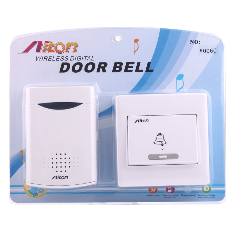 Aiton V006C Wireless Digital Music Doorbell,  Receiver Distance: 150m