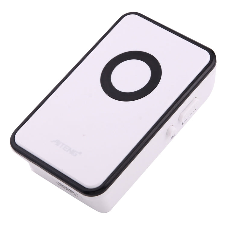 AITENG V018G Life Waterproof Battery-Free Wireless Doorbell, 1 Receiver + 1 x Transmitter, Receiver Distance: 130m, US Plug