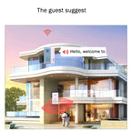 VOYE V004B2 Wireless Smart Music Home Doorbell with Dual Receiver, Remote Control Distance: 120m (Open Air)