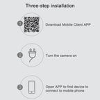 WLSES GC60 720P Wireless Surveillance Camera Baby Monitor, EU Plug