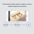 WLSES GC60 720P Wireless Surveillance Camera Baby Monitor, EU Plug