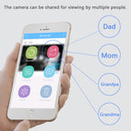 WLSES GC60 720P Wireless Surveillance Camera Baby Monitor, EU Plug