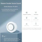 Original Xiaomi Honeywell Smart Fire Alarm Smoke Detector Alarm, Work with Xiaomi Multimode Smart Home Gateway 2 (CA1001) Mihome APP Control
