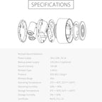 NEO NAS-AB02W WiFi USB Siren Alarm Sensor for Home Alarms Security