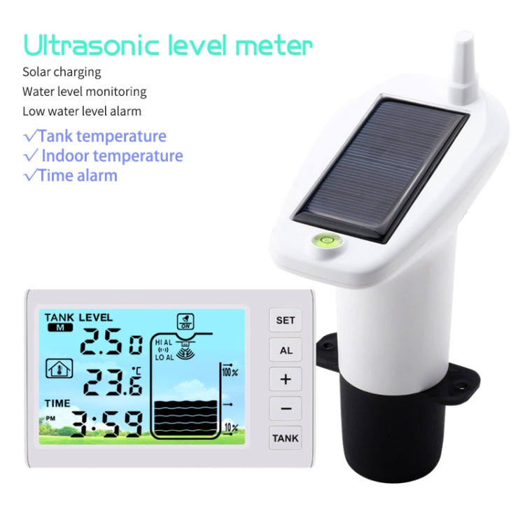 TS-FT003 Solar Charging Ultrasonic Liquid Level Meter