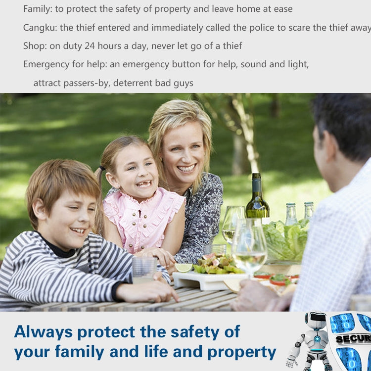 PE-519R Wireless Indoor Alarm Siren with Strobe