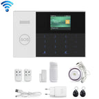 PG-105-GSM GSM/GPRS + WiFi Intelligent Alarm System with Touch Keypad & LCD Screen & RFID Function, EU Version