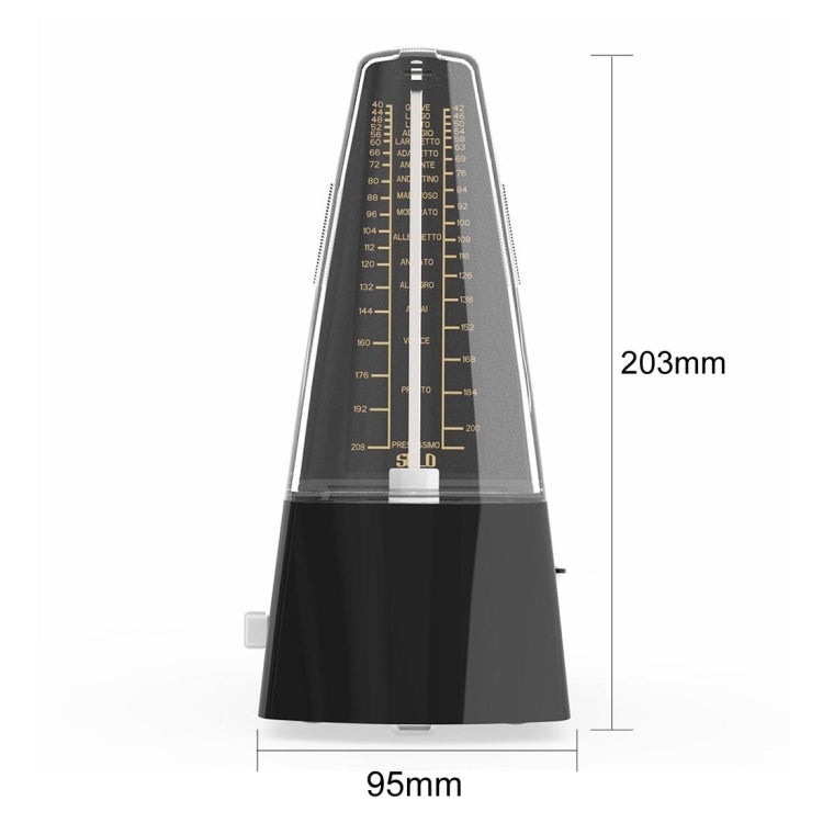 Piano Guitar Drum Violin Zither Universal Mechanical Metronome, Classic Version