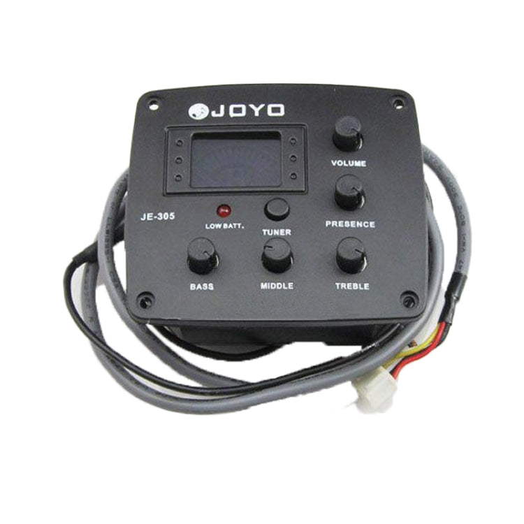 JOYO JE-305 Guitar Pickup 4-Band EQ Preamp Tuner Pickup Equalizer with Tuning Function