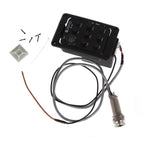 JOYO JE-307 Guitar Pickup 5-Band Equalizer Folk Guitar EQ Acoustic guitarra Pickup Preamp Electric Digital Tuner